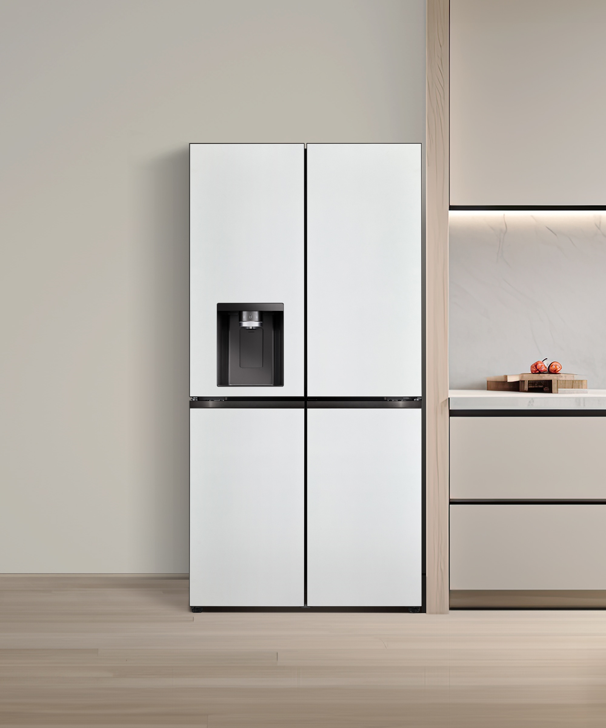 LG 업 가전 LG 디오스 오브제컬렉션 STEM 얼음정수 냉장고 (매직스페이스) (W824MWW172S.AKOR) 메인이미지 0