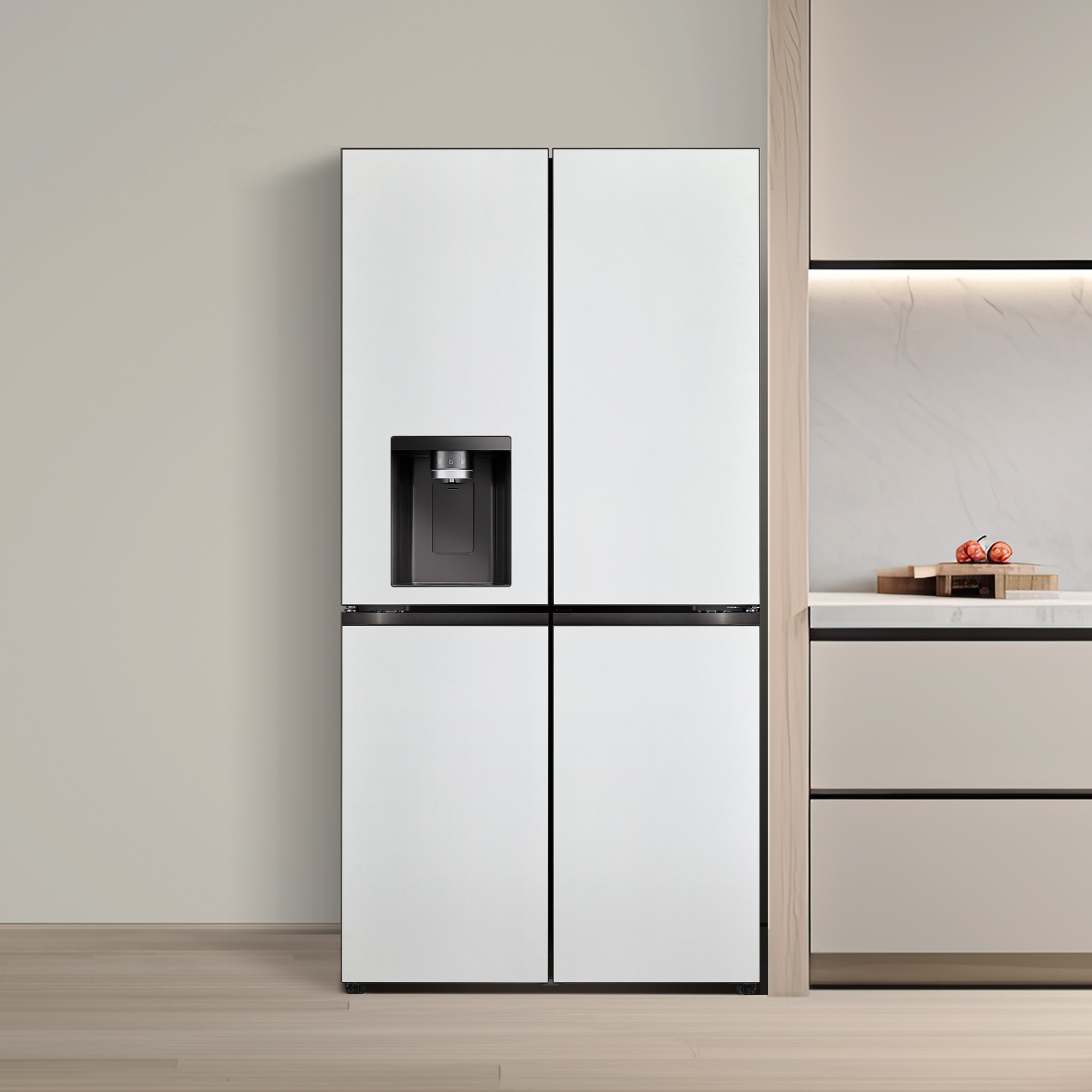 LG 업 가전 LG 디오스 오브제컬렉션 STEM 얼음정수 냉장고 (매직스페이스) (W824MWW172S.AKOR) 줌이미지 0