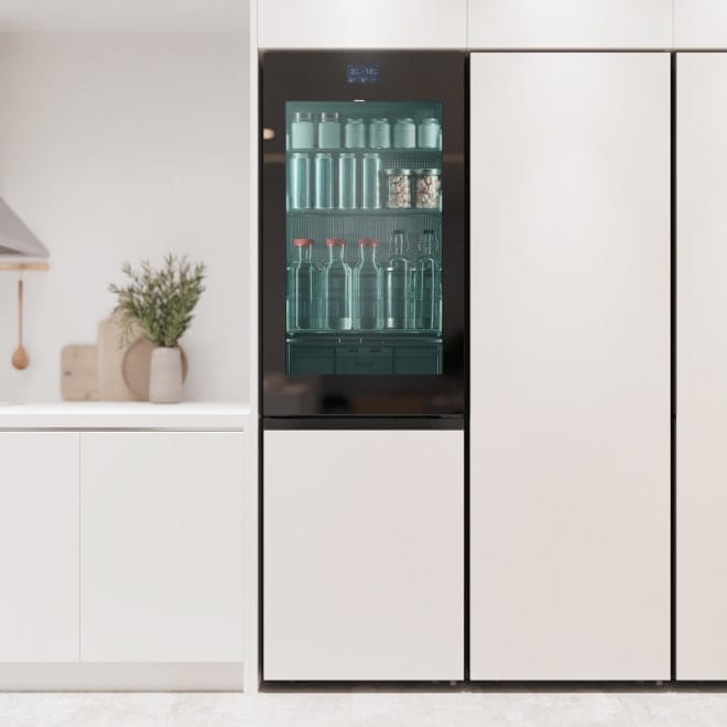 냉장고  LG 모던엣지 냉장고 오브제컬렉션 노크온 (Q343GIB183.AKOR) 메인이미지 0