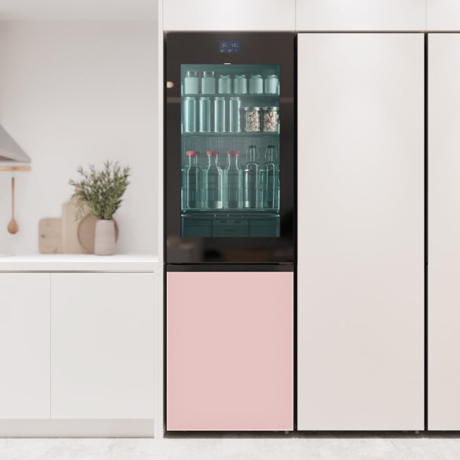 냉장고  LG 모던엣지 냉장고 오브제컬렉션 노크온 (Q343GIP183S.AKOR) 메인이미지 0