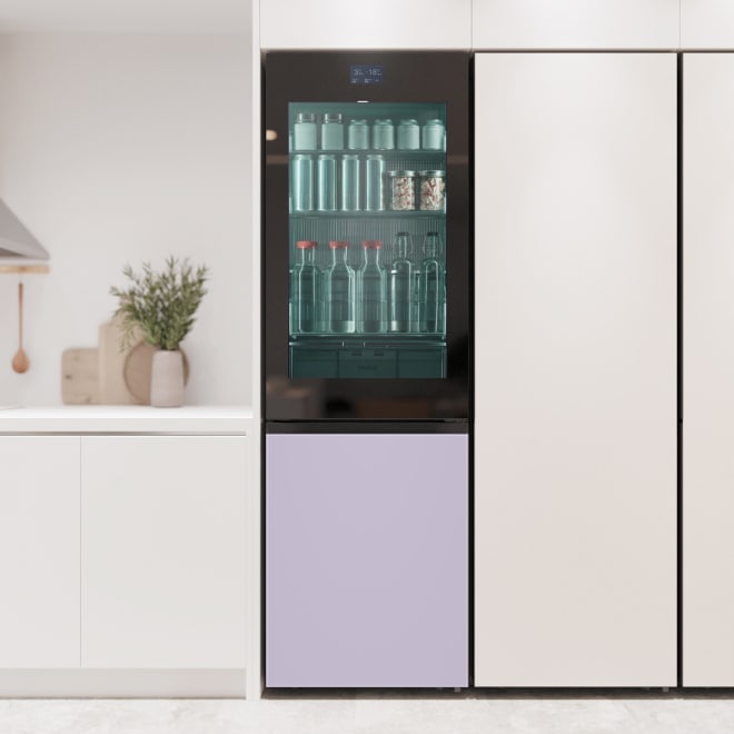 냉장고  LG 모던엣지 냉장고 오브제컬렉션 노크온 (Q343GIL183S.AKOR) 메인이미지 0