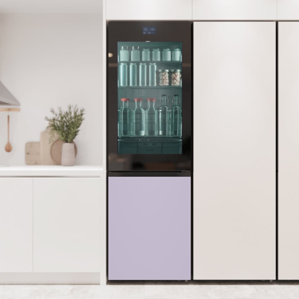 냉장고  LG 모던엣지 냉장고 오브제컬렉션 노크온 (Q343GIL183S.AKOR) 메인이미지 1