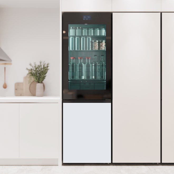 냉장고 LG 모던엣지 냉장고 오브제컬렉션 노크온 (Q343GIY183S.AKOR) 메인이미지 0
