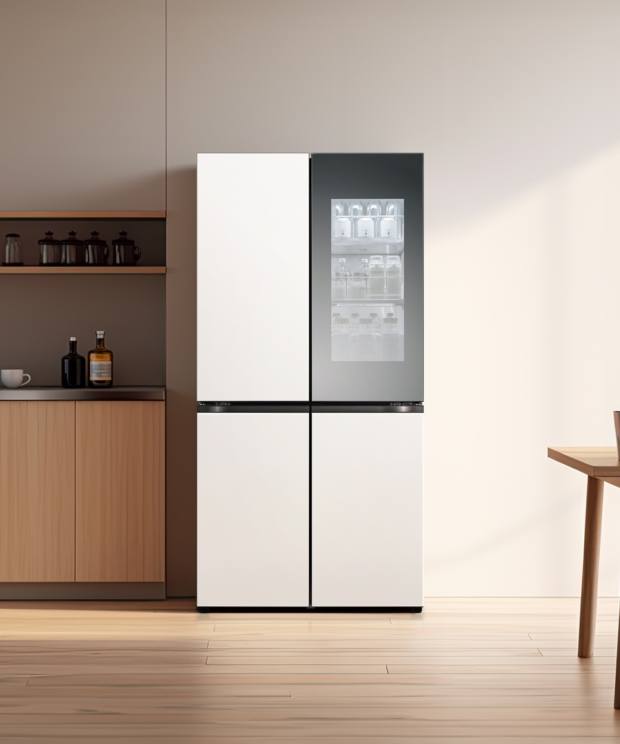 냉장고 LG 디오스 오브제컬렉션 노크온 매직스페이스 (M874GBB451S.AKOR) 메인이미지 0