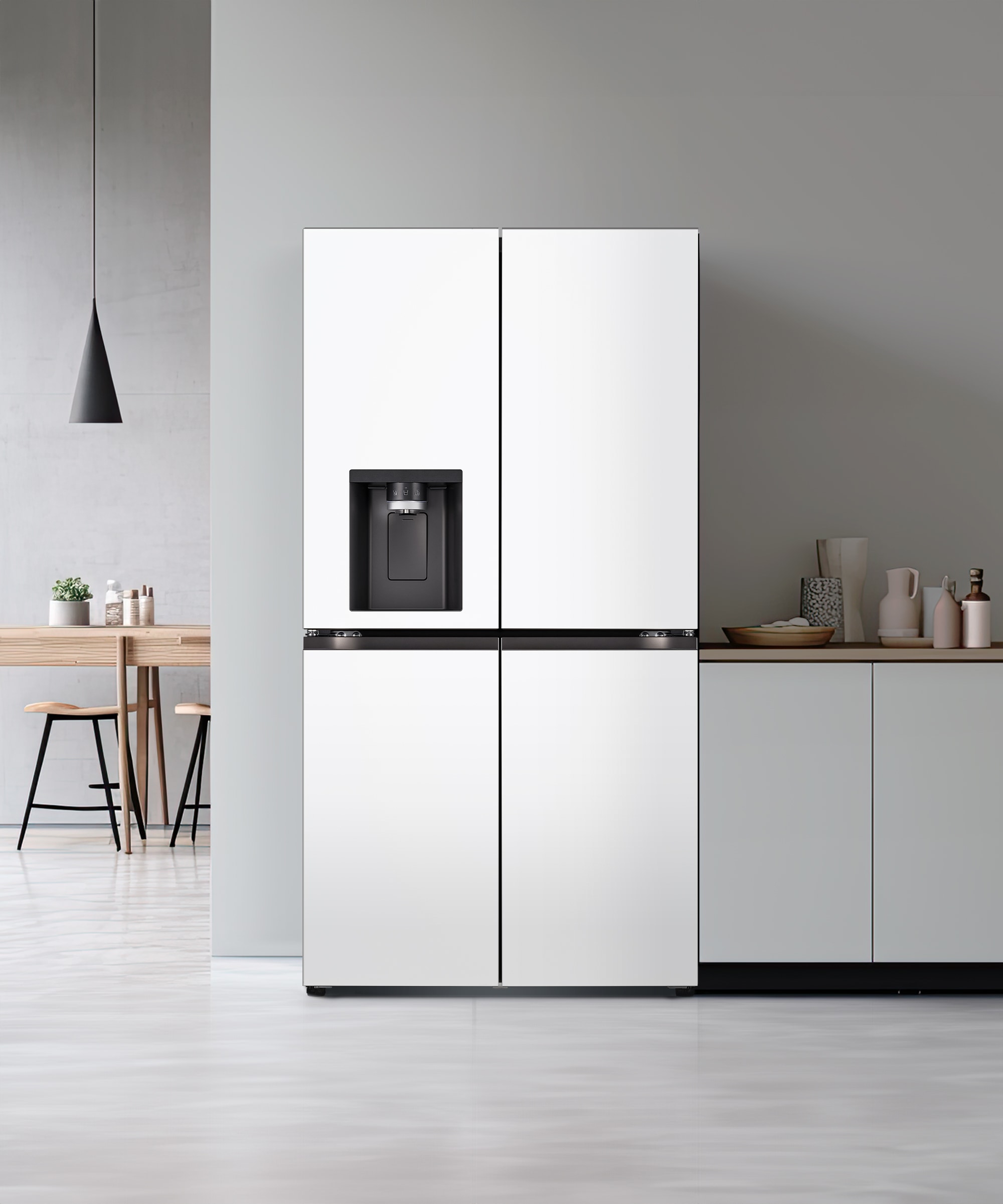 냉장고 LG 디오스 오브제컬렉션 STEM 얼음정수 냉장고 (J824MHH012.CKOR) 메인이미지 0