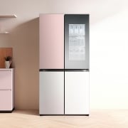냉장고 LG 디오스 오브제컬렉션 STEM 베이직 냉장고 (노크온 더블매직스페이스) (M874GPB5C2S.AKOR) 썸네일이미지 0