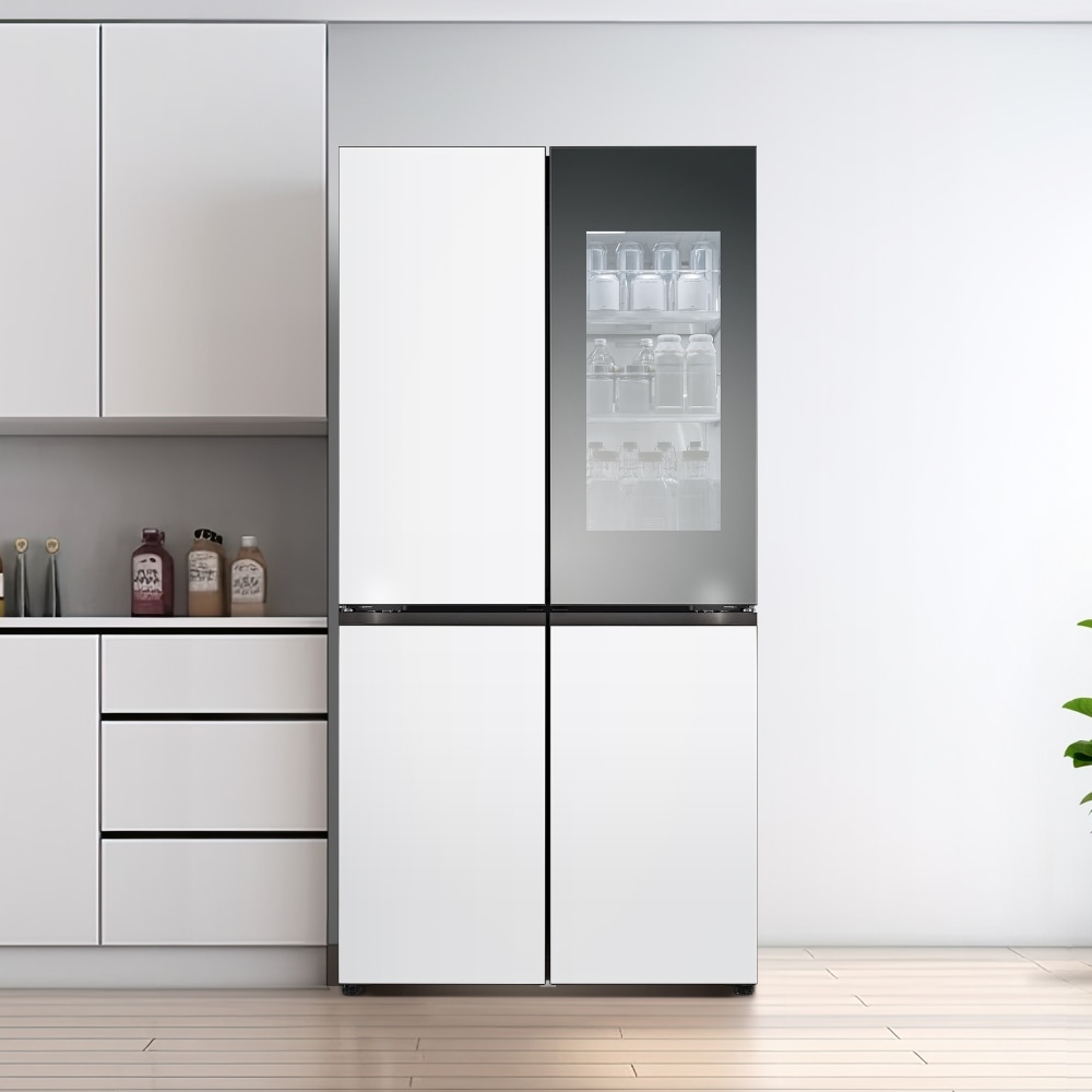냉장고 LG 디오스 오브제컬렉션 STEM 베이직 냉장고 (노크온 더블매직스페이스) (M874MHH5C2S.AKOR) 메인이미지 0