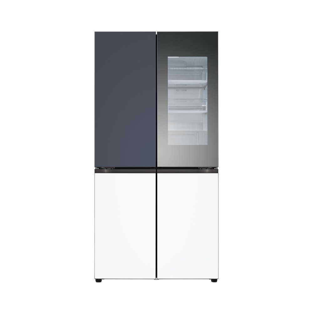 냉장고 LG 디오스 오브제컬렉션 노크온 더블매직스페이스 (수도관 연결형) (M874MNH5C2S.AKOR) 메인이미지 0