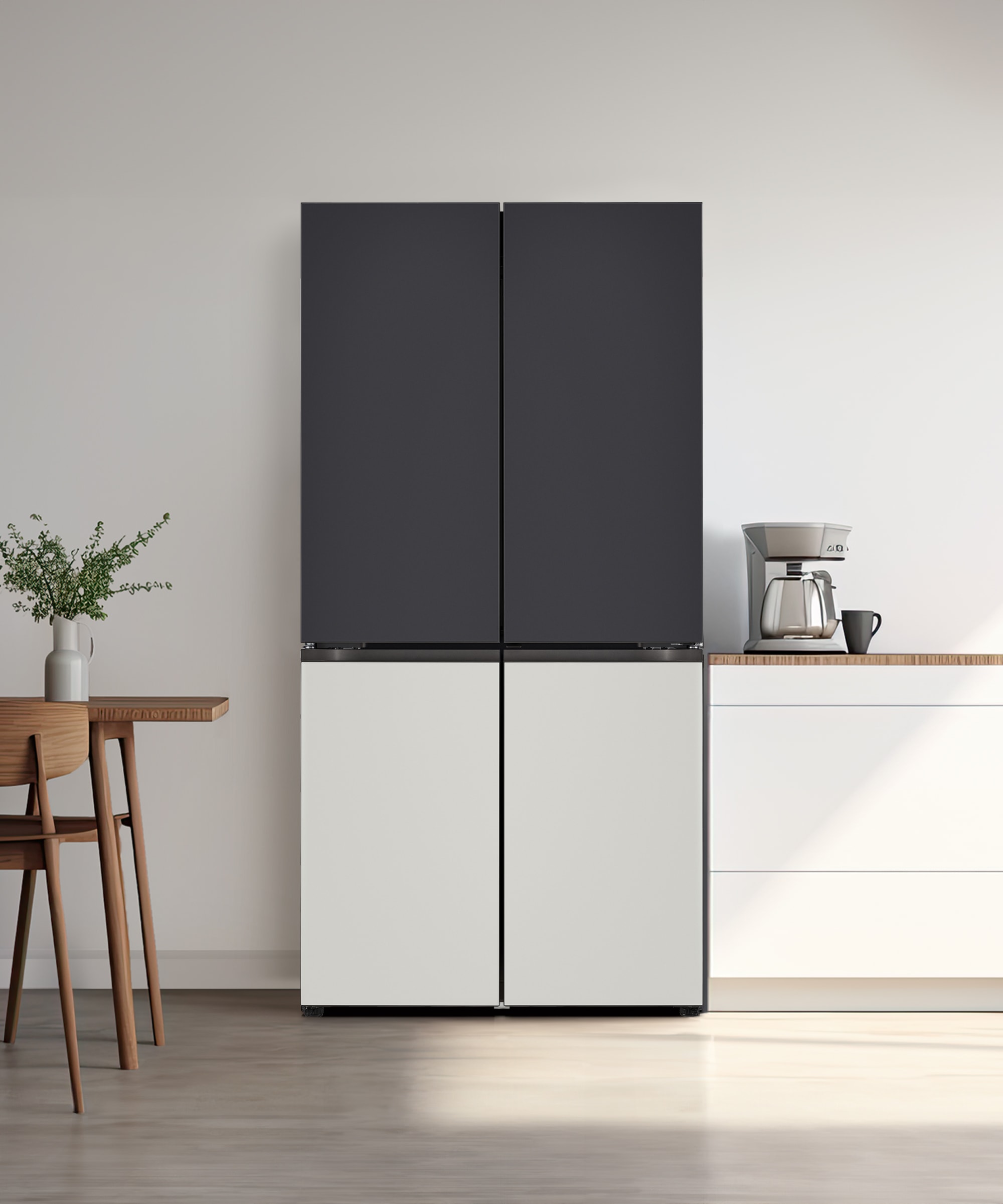 냉장고 LG 디오스 오브제컬렉션 STEM 베이직 냉장고 (매직스페이스) (M874MBG1C1S.AKOR) 메인이미지 0