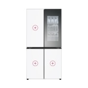 냉장고 LG 디오스 오브제컬렉션 STEM 베이직 냉장고 (노크온 더블매직스페이스) (M875AAA582.AKOR) 썸네일이미지 0
