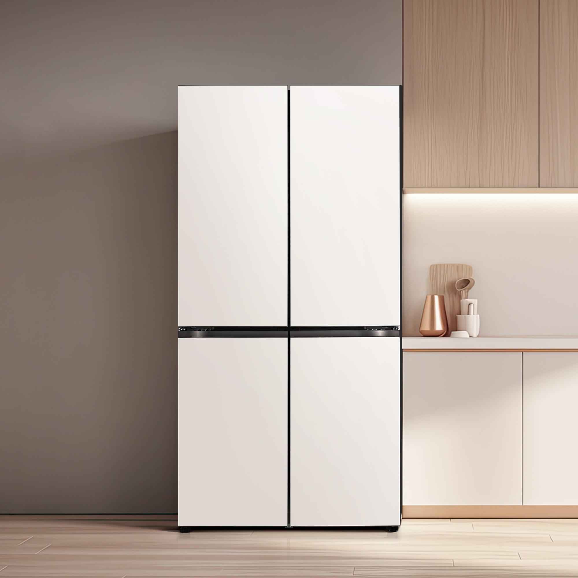 냉장고 LG 디오스 오브제컬렉션 STEM 베이직 냉장고 (더블매직스페이스) (M875GBB282.AKOR) 줌이미지 1