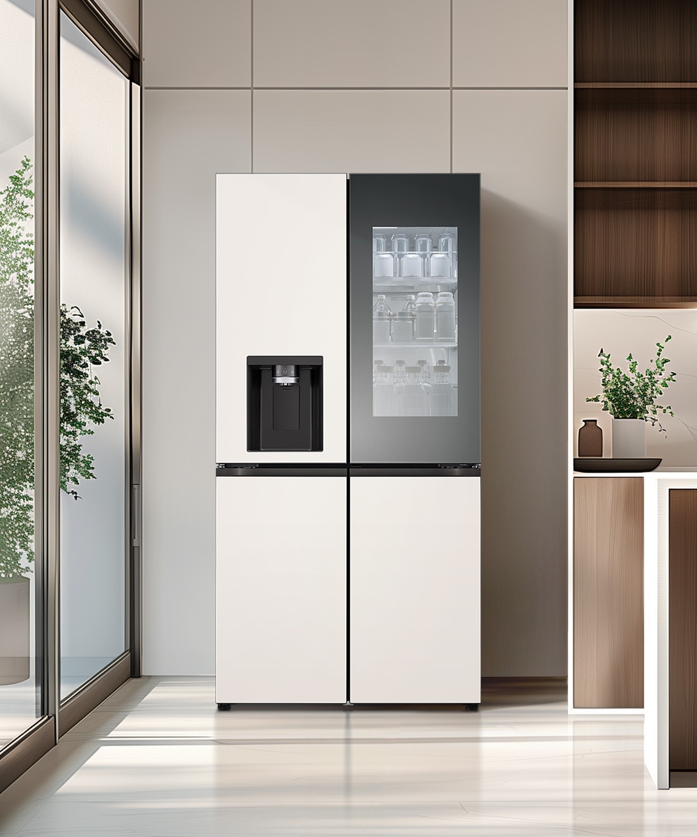 냉장고 LG 디오스 오브제컬렉션 STEM 얼음정수 냉장고 (노크온 매직스페이스) (W825GBB482S.AKOR) 메인이미지 0