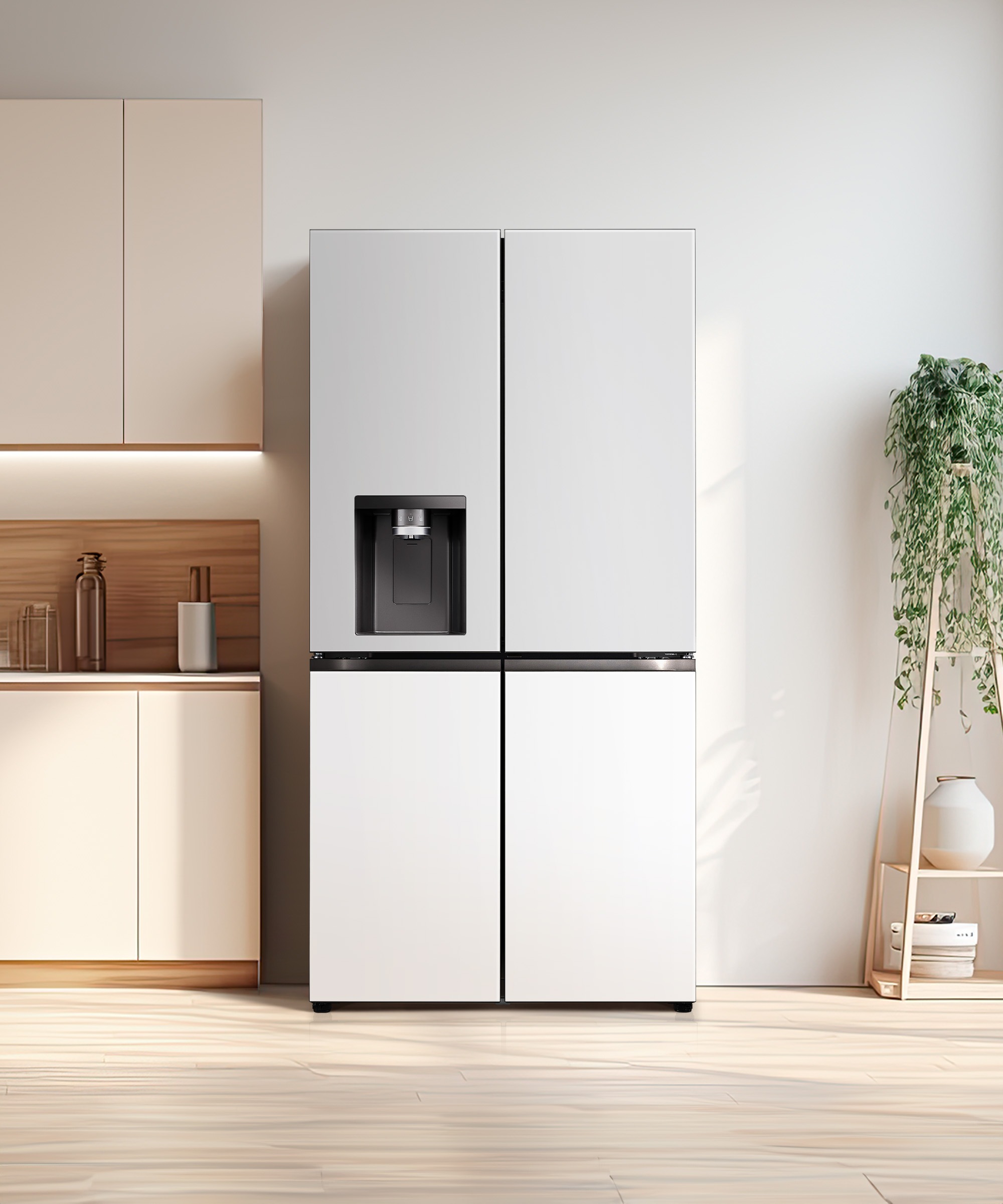 냉장고 LG 디오스 오브제컬렉션 STEM 얼음정수 냉장고 (매직스페이스) (W825MRH182S.AKOR) 메인이미지 0
