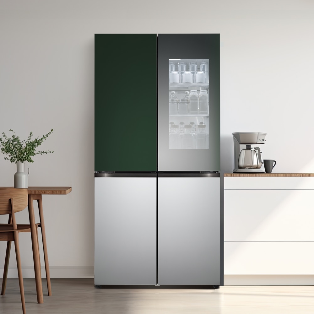 냉장고 LG 디오스 오브제컬렉션 STEM 베이직 냉장고 (노크온 더블매직스페이스) (M875SGS582S.AKOR) 메인이미지 1