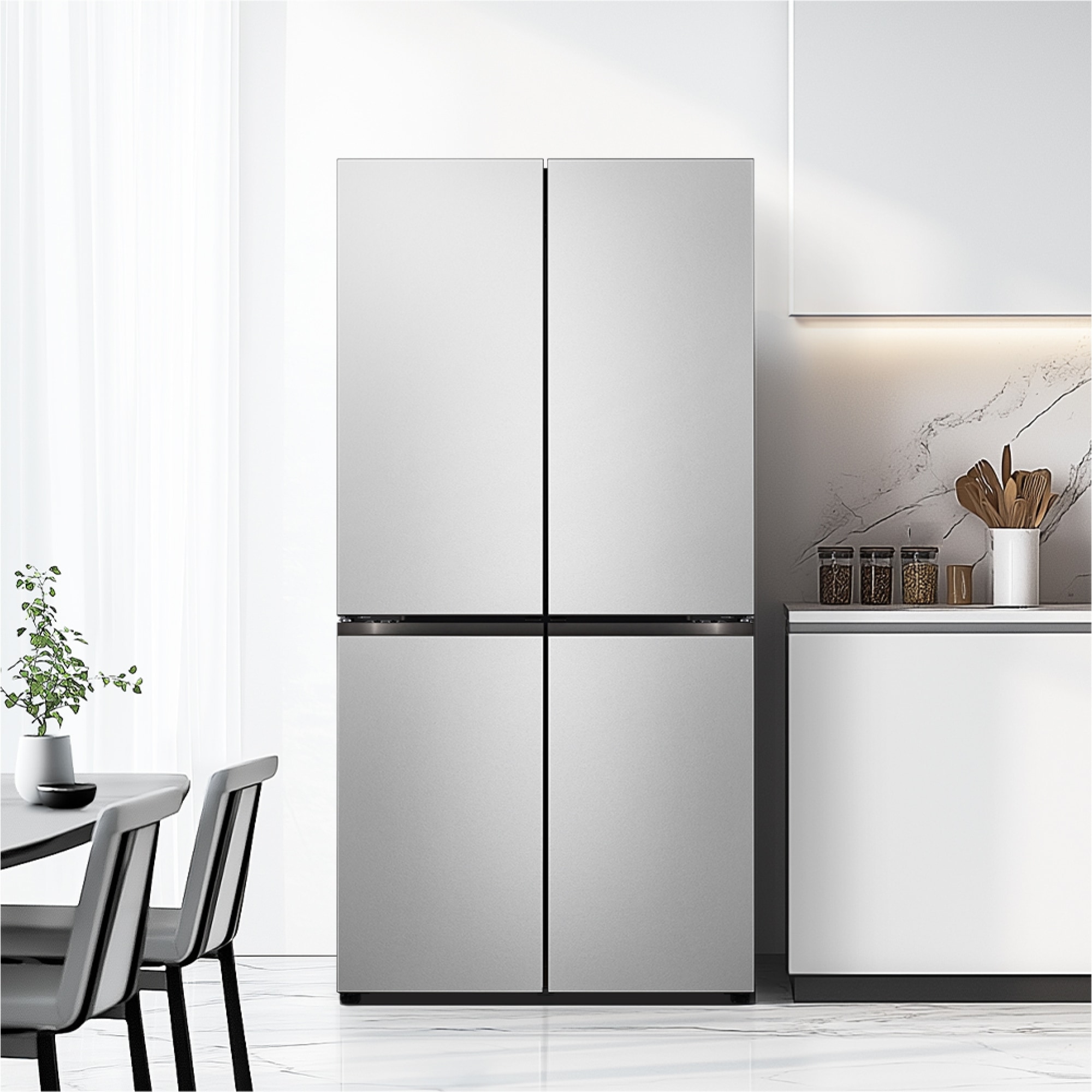 냉장고 LG 디오스 오브제컬렉션 더블매직스페이스 냉장고 (M875SVV231S.AKOR) 줌이미지 1