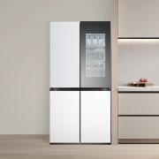 냉장고 LG 디오스 오브제컬렉션 STEM 베이직 냉장고 (노크온 더블매직스페이스) (M875GYW582S.AKOR) 썸네일이미지 0