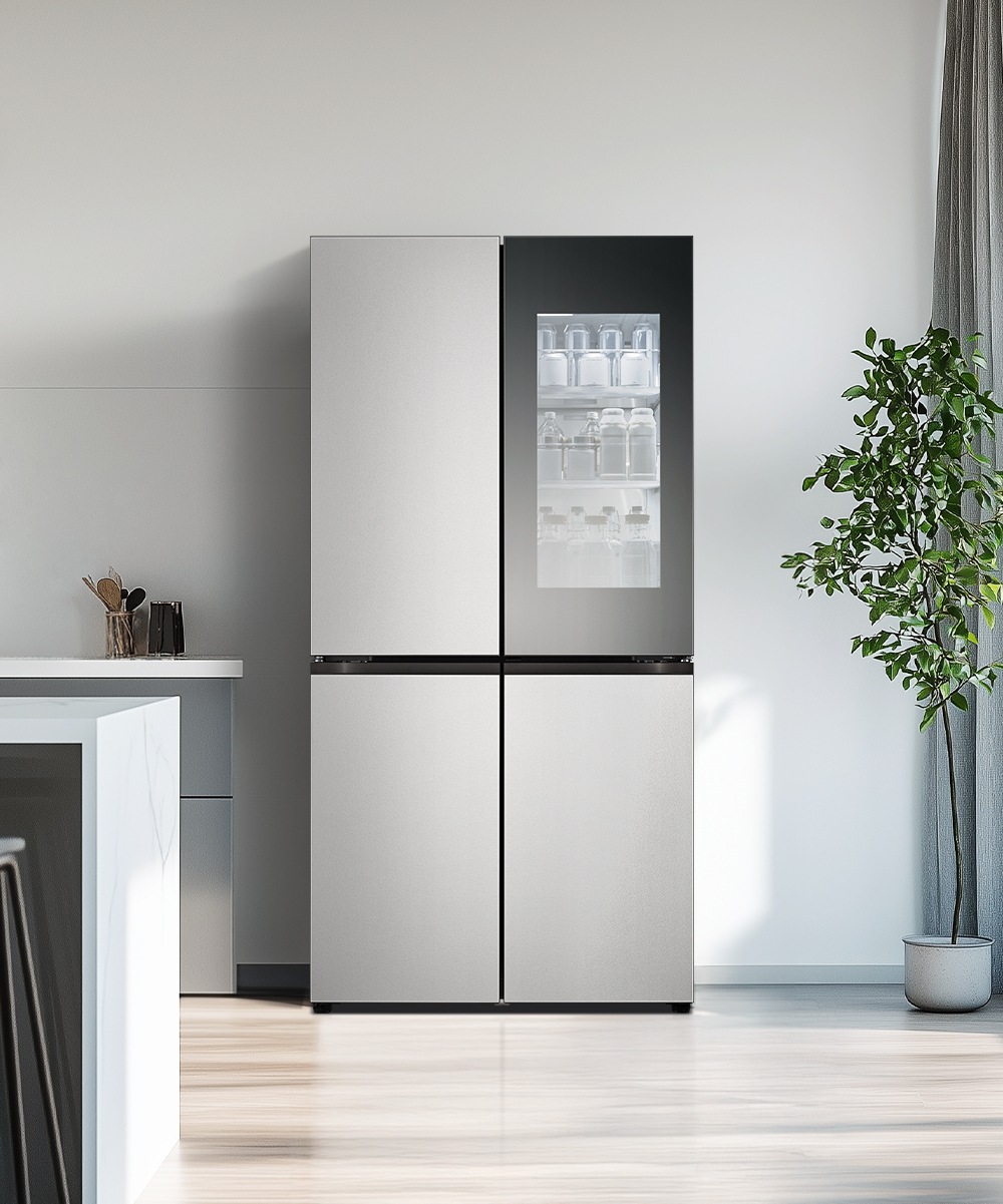냉장고 LG 디오스 오브제컬렉션 STEM 베이직 냉장고 (노크온 매직스페이스) (M875SVV472S.AKOR) 메인이미지 0