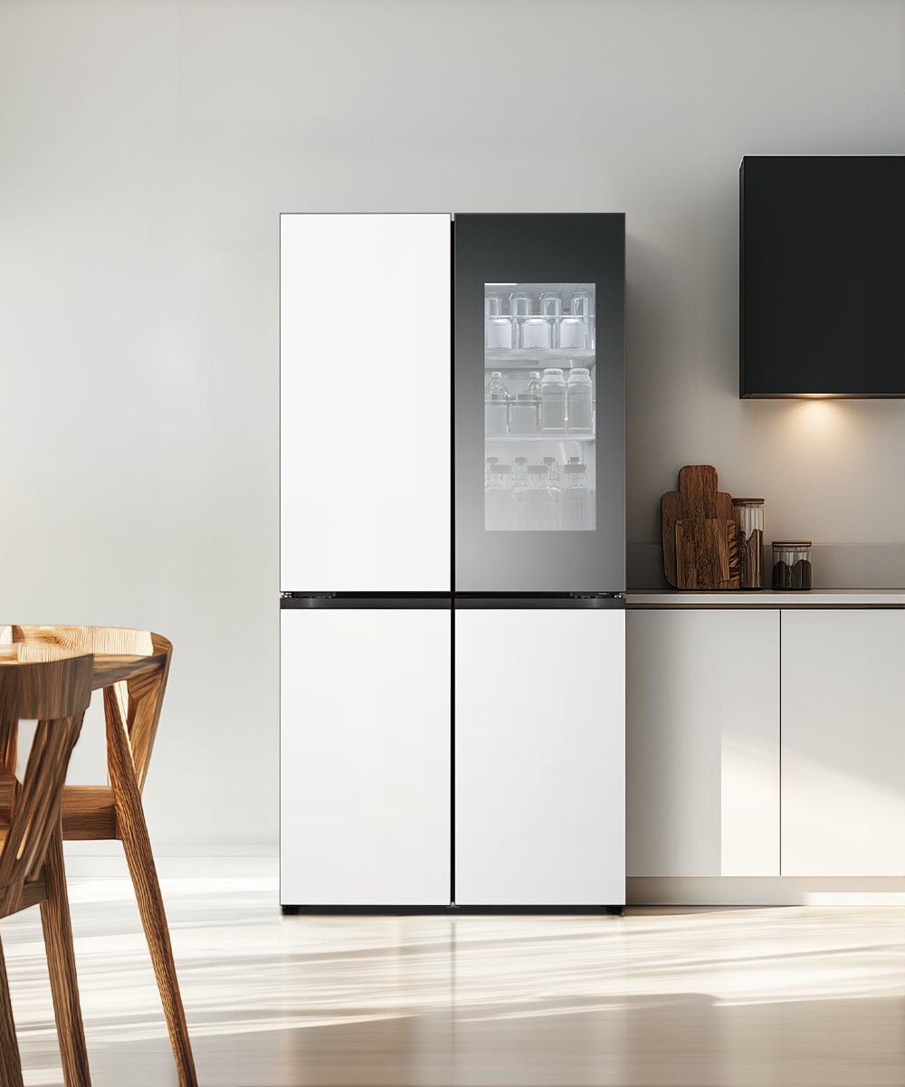 냉장고 LG 디오스 오브제컬렉션 STEM 베이직 냉장고 (노크온 매직스페이스) (M875MHH472S.AKOR) 메인이미지 0