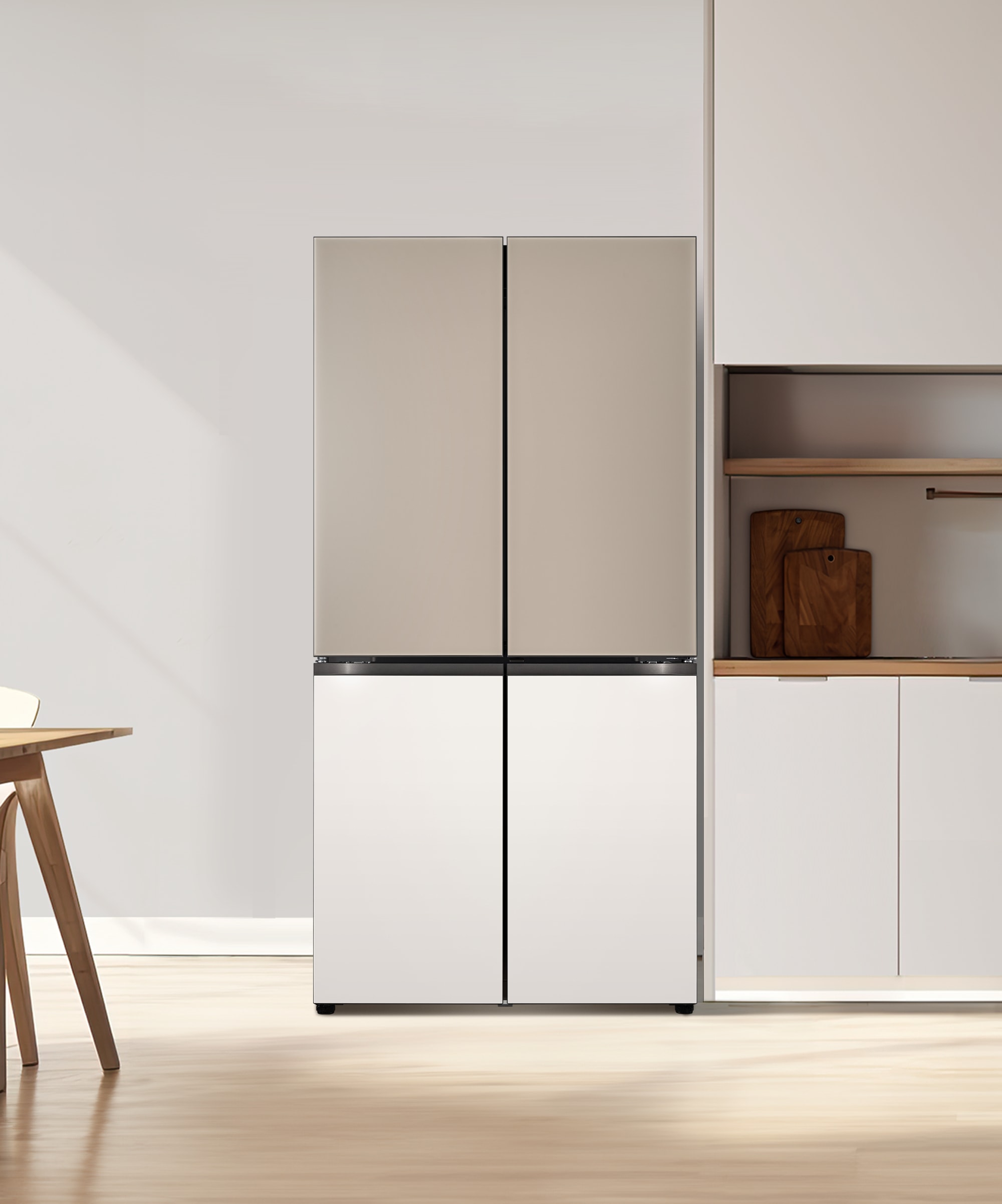 냉장고 LG 디오스 오브제컬렉션 STEM 베이직 냉장고 (매직스페이스) (M875GCB172S.AKOR) 메인이미지 0