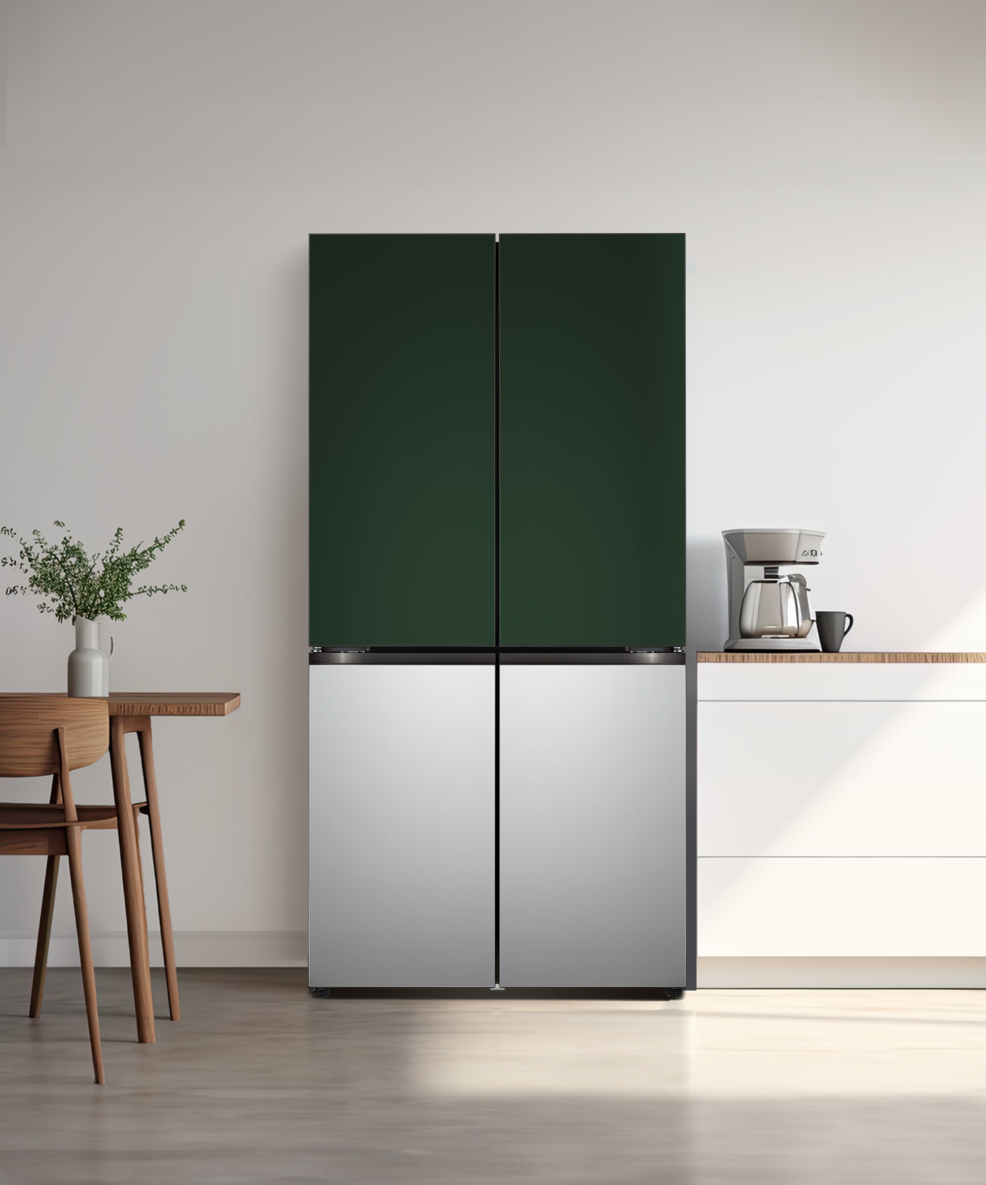 냉장고 LG 디오스 오브제컬렉션 STEM 베이직 냉장고 (M875SGS061S.AKOR) 메인이미지 0