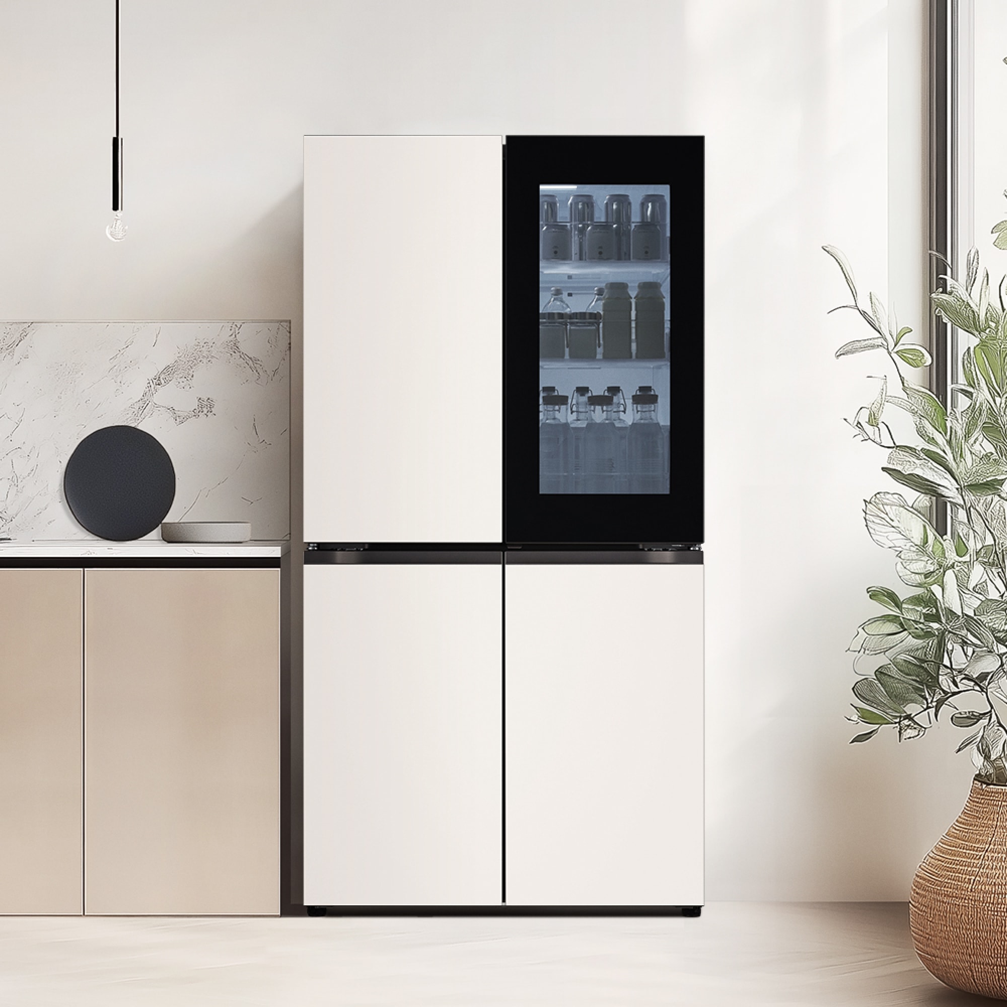 냉장고 LG 디오스 오브제컬렉션 노크온 매직스페이스 냉장고 (T875MEE412.CKOR) 줌이미지 1