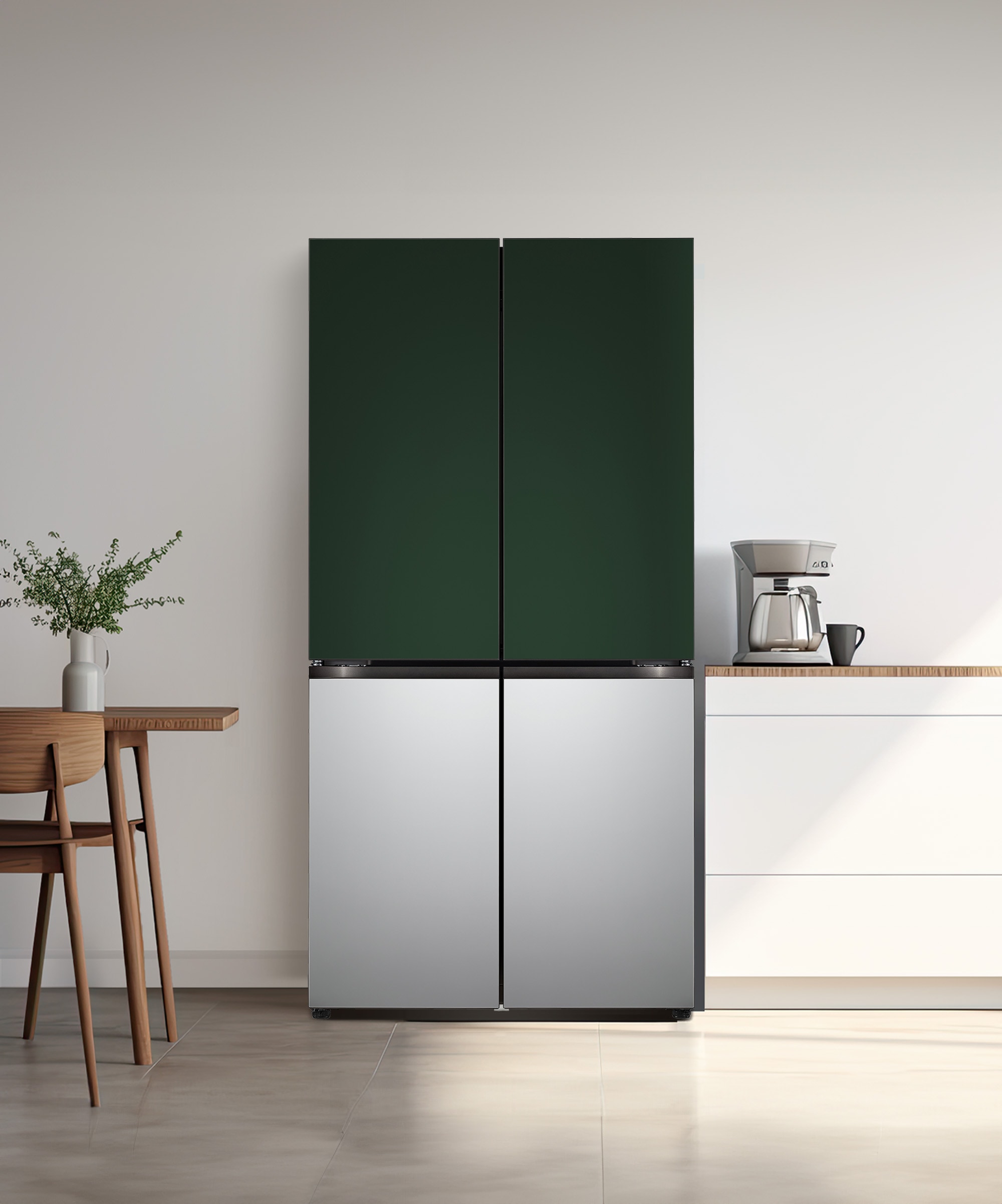 냉장고 LG 디오스 오브제컬렉션 베이직 냉장고 (M875SGS021S.AKOR) 메인이미지 0