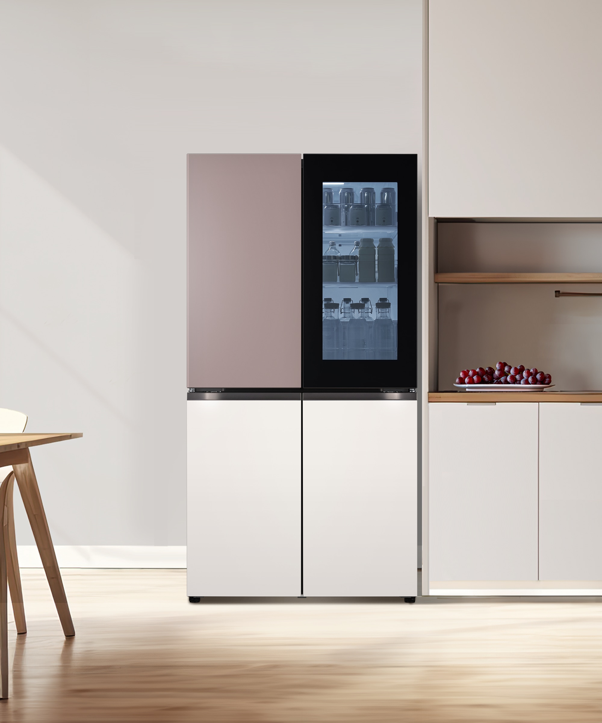 냉장고 LG 디오스 오브제컬렉션 노크온 냉장고 (T875MKE312.CKOR) 메인이미지 0