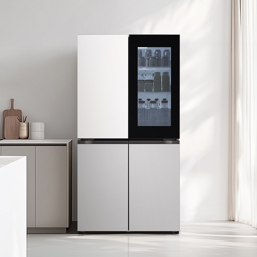 냉장고 LG 디오스 오브제컬렉션 노크온 냉장고 (T875MHR312.CKOR) 메인이미지 0