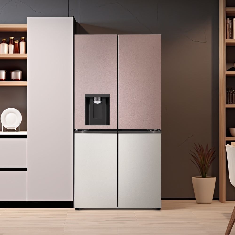 냉장고 LG 디오스 오브제컬렉션 STEM 얼음정수 냉장고 (매직스페이스) (W825SKV18-B.AKOR) 메인이미지 1