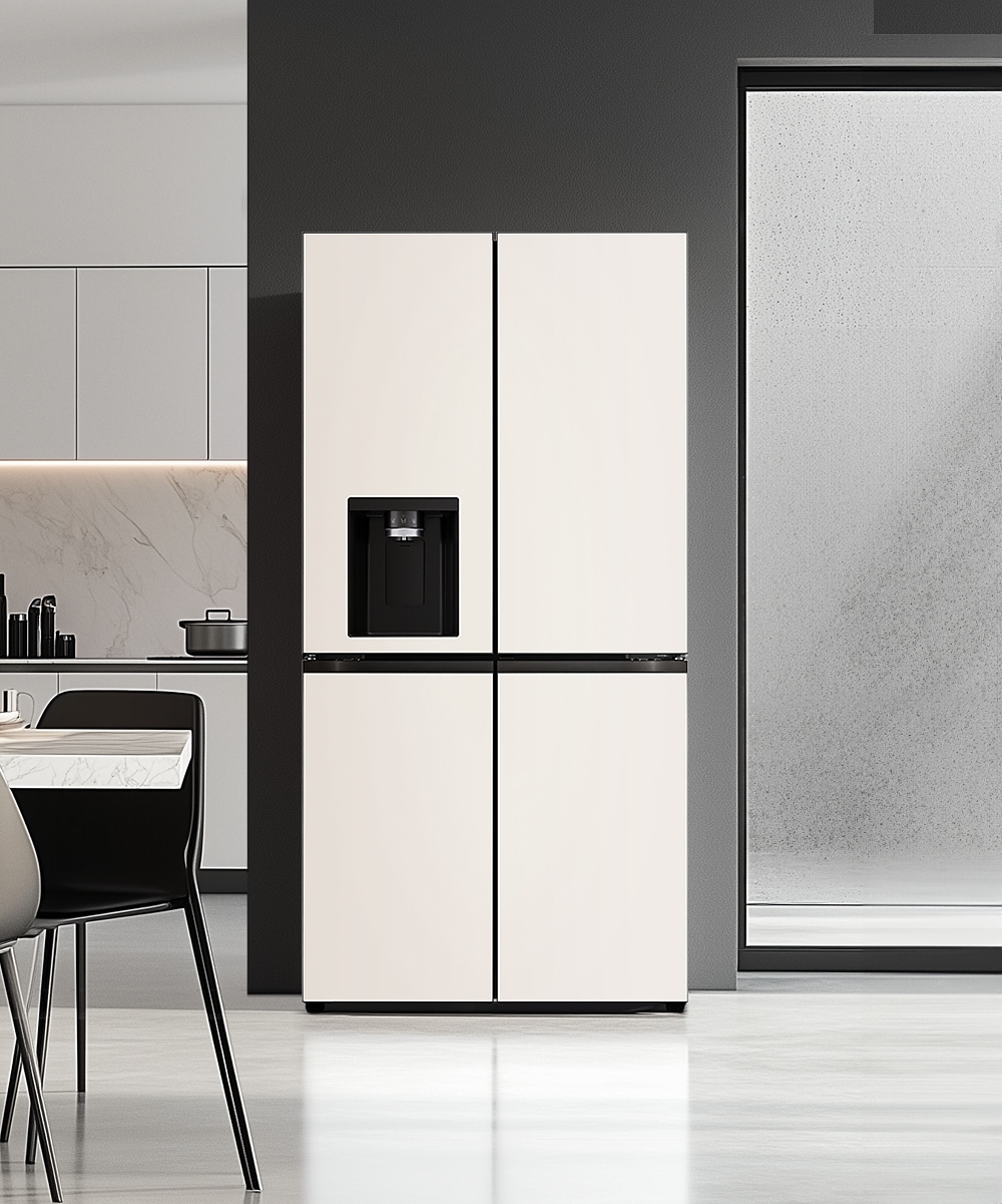 냉장고 LG 디오스 오브제컬렉션 STEM 얼음정수 냉장고 (매직스페이스) (W825GBB18-B.AKOR) 메인이미지 0
