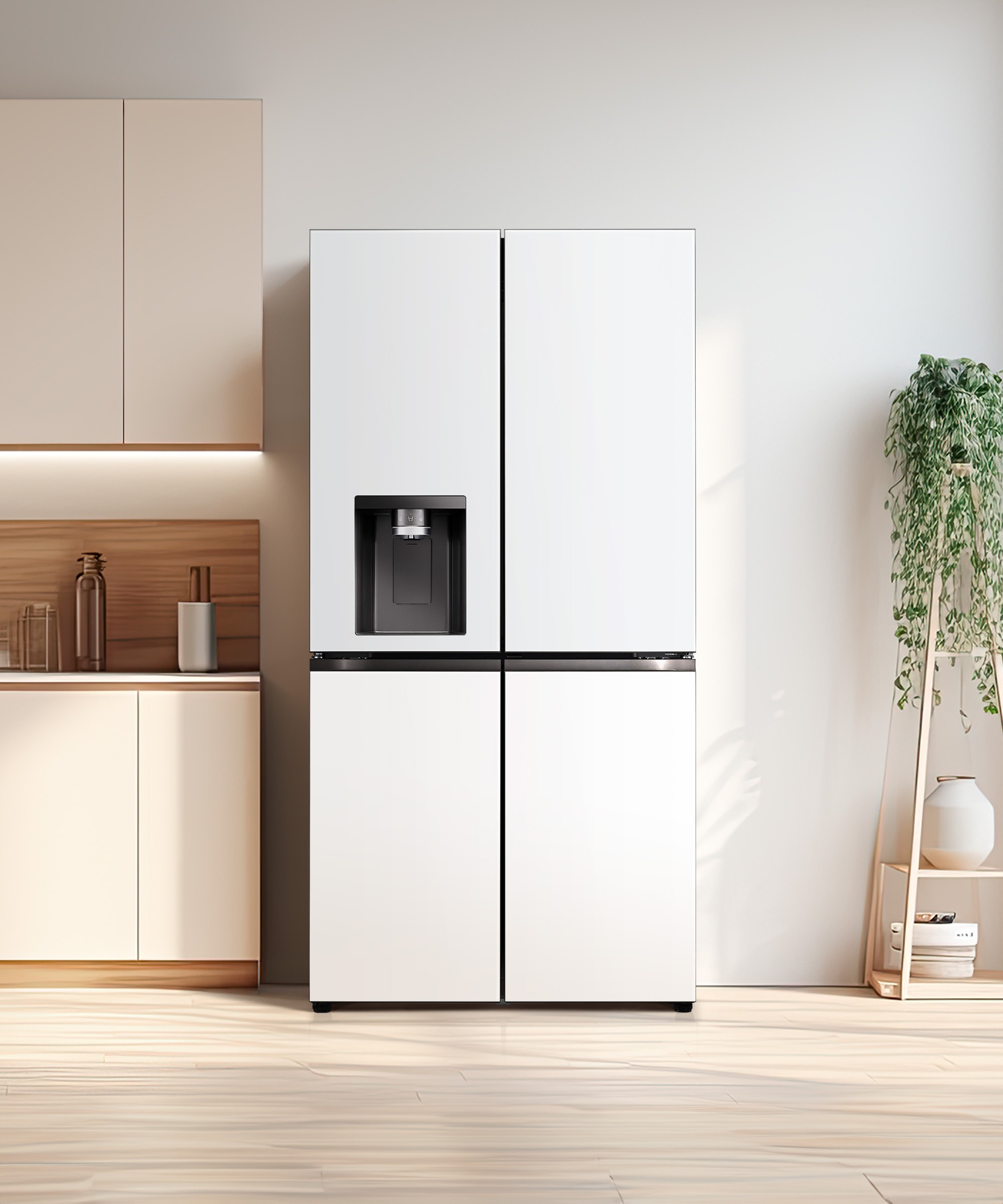 냉장고 LG 디오스 오브제컬렉션 STEM 얼음정수 냉장고 (매직스페이스) (W825GYW18-B.AKOR) 메인이미지 0