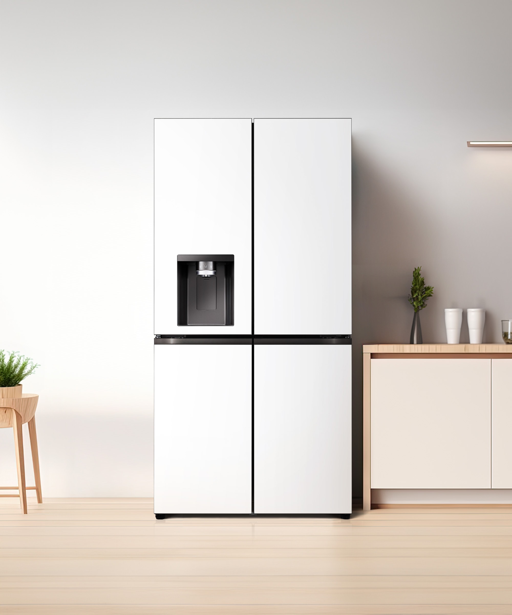 냉장고 LG 디오스 오브제컬렉션 STEM 얼음정수 냉장고 (매직스페이스) (W825MHH18-B.AKOR) 메인이미지 0