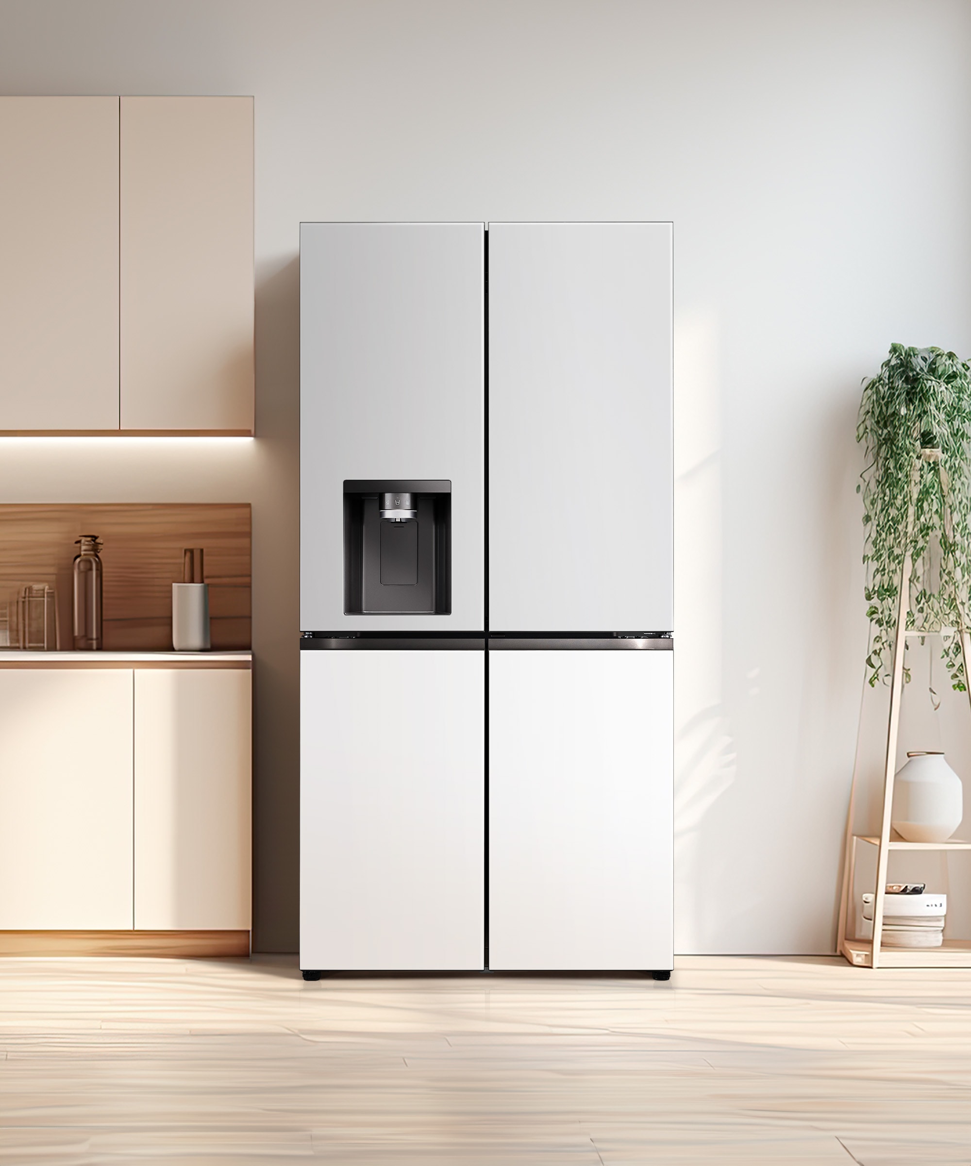 냉장고 LG 디오스 오브제컬렉션 STEM 얼음정수 냉장고 (매직스페이스) (W825MRH18-B.AKOR) 메인이미지 0