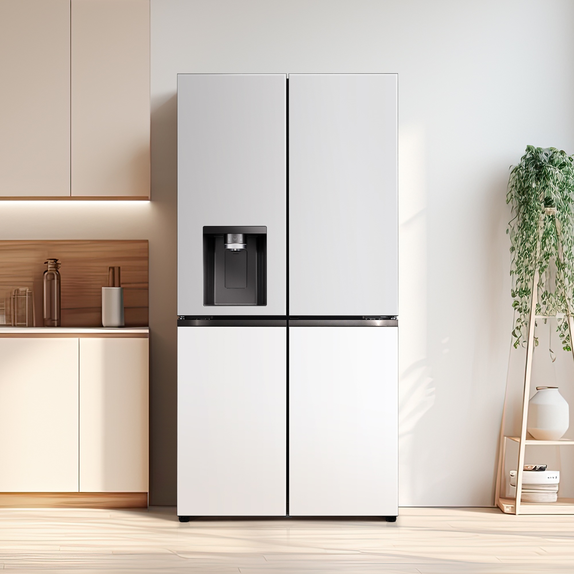 냉장고 LG 디오스 오브제컬렉션 STEM 얼음정수 냉장고 (매직스페이스) (W825MRH18-B.AKOR) 줌이미지 1