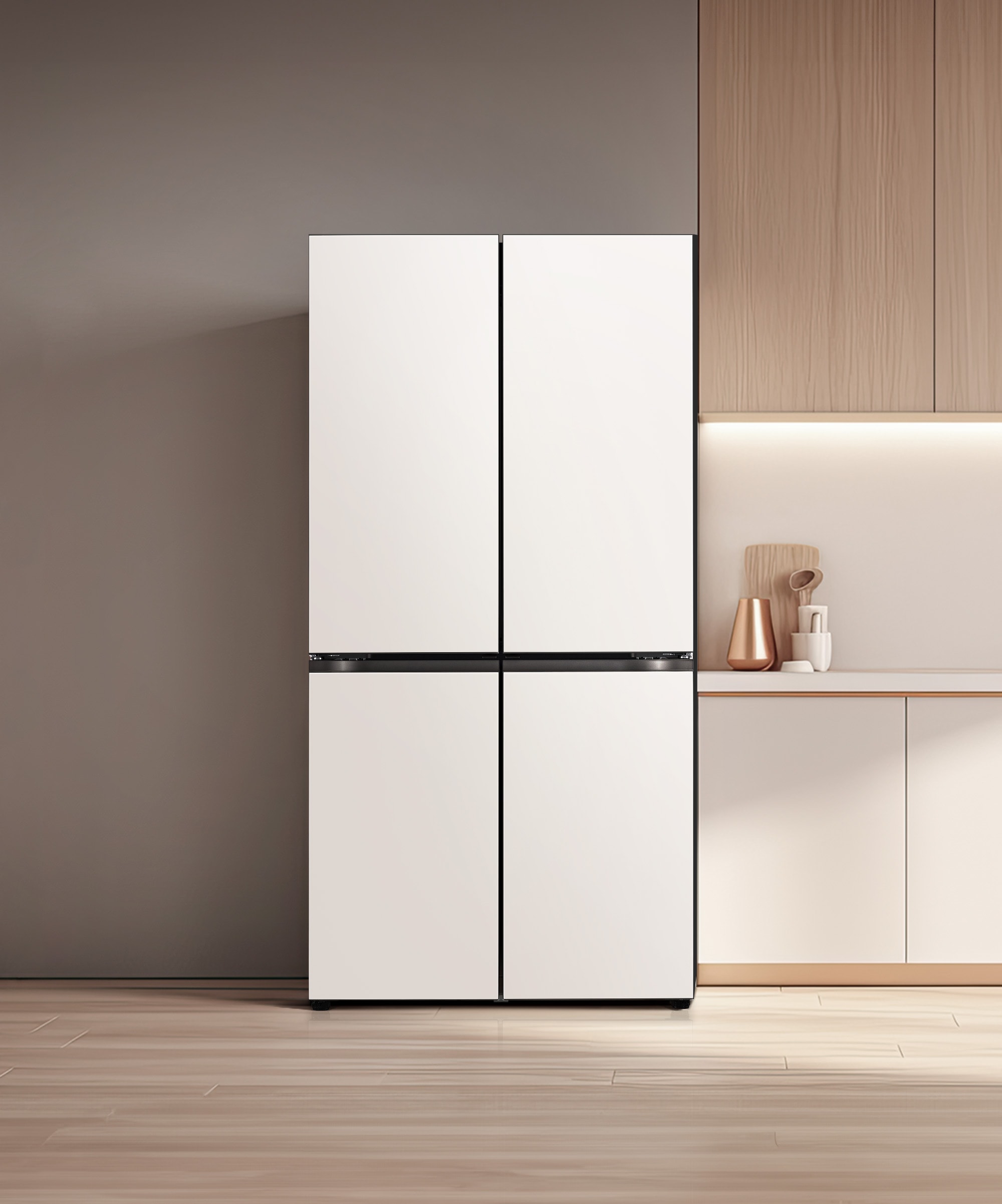 냉장고 LG 디오스 오브제컬렉션 STEM 베이직 냉장고 (더블매직스페이스) (M875GBB28-B.AKOR) 메인이미지 0