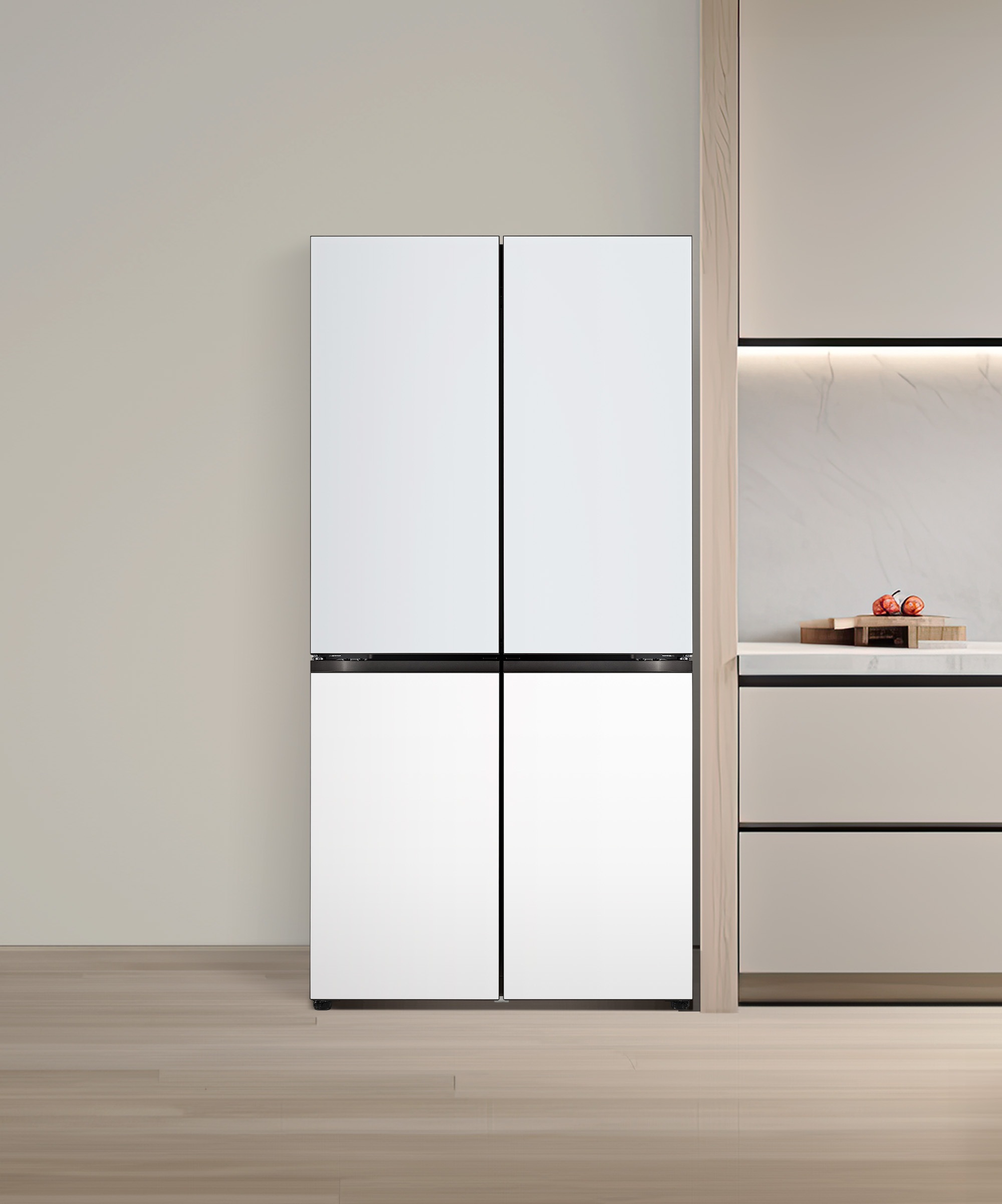 냉장고 LG 디오스 오브제컬렉션 STEM 베이직 냉장고 (더블매직스페이스) (M875GYW28-B.AKOR) 메인이미지 0