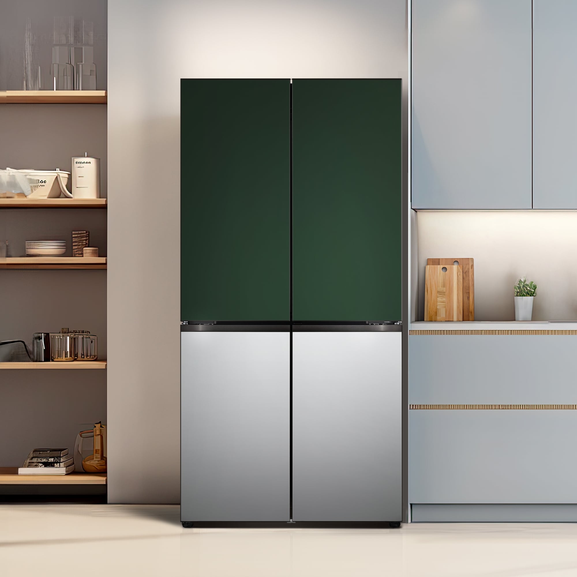 냉장고 LG 디오스 오브제컬렉션 STEM 베이직 냉장고 (매직스페이스) (M875SGS17-B.AKOR) 줌이미지 1