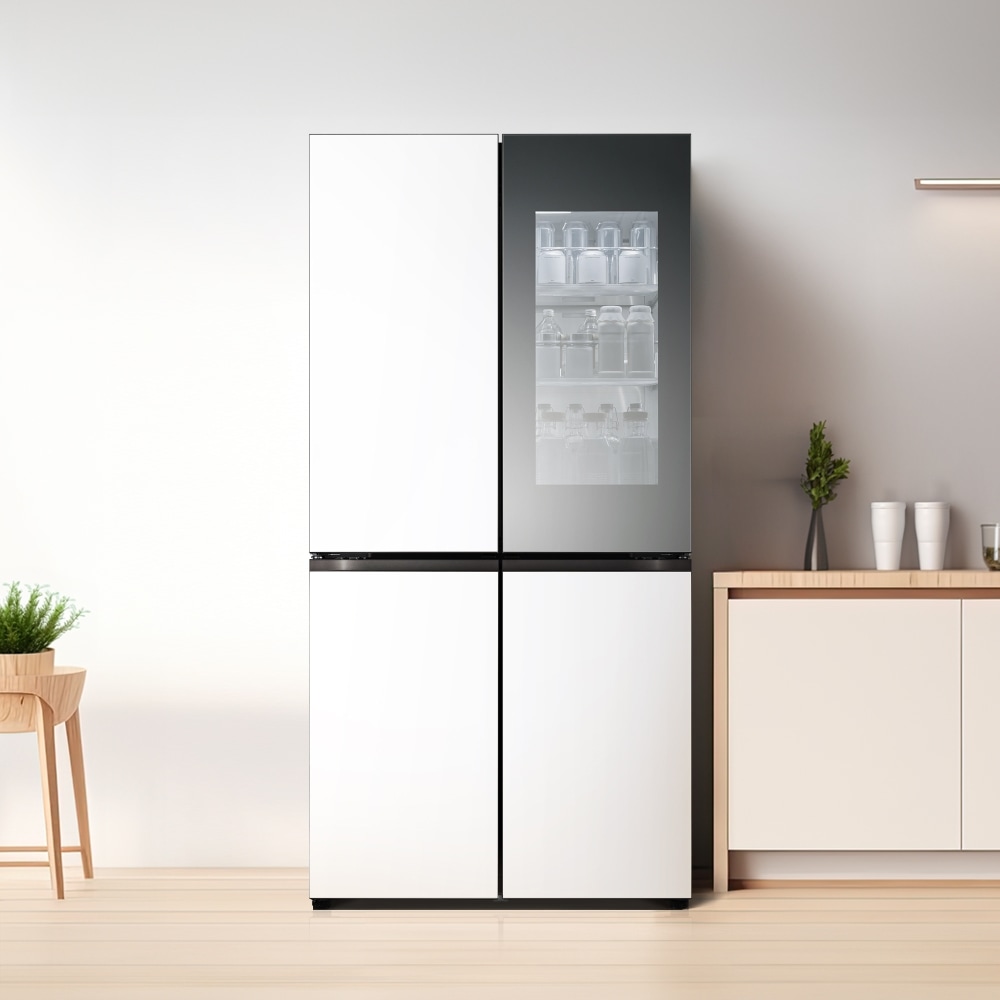 냉장고 LG 디오스 오브제컬렉션 STEM 베이직 냉장고 (노크온 더블매직스페이스) (M875MHH58-B.AKOR) 메인이미지 1