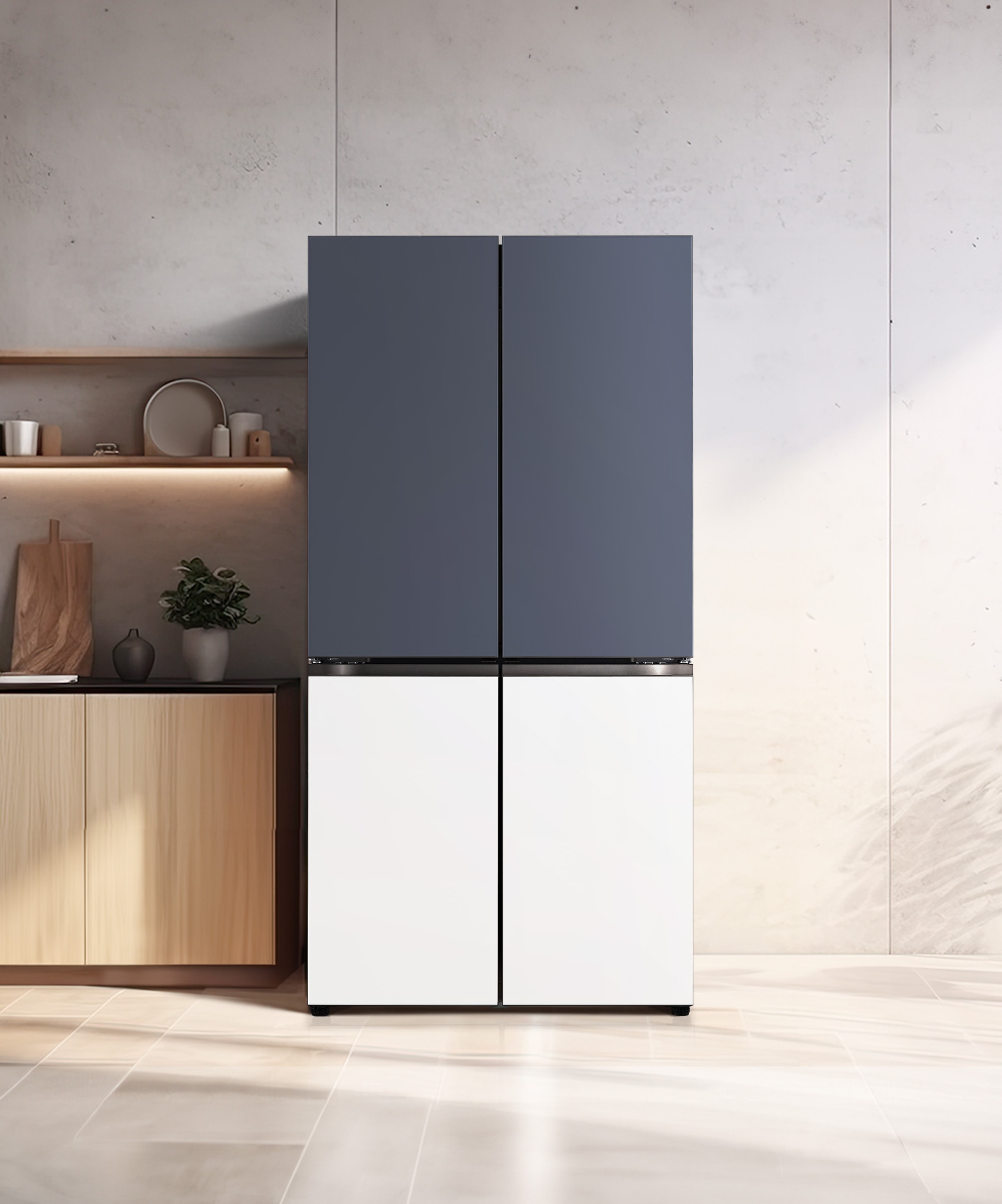 냉장고 LG 디오스 오브제컬렉션 STEM 베이직 냉장고 (더블매직스페이스) (M875MNH28-B.AKOR) 메인이미지 0