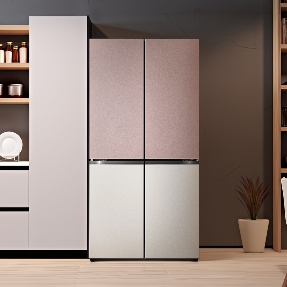  LG 디오스 오브제컬렉션 STEM 베이직 냉장고 (매직스페이스) (M875SKV17-B.AKOR) 메인이미지 1