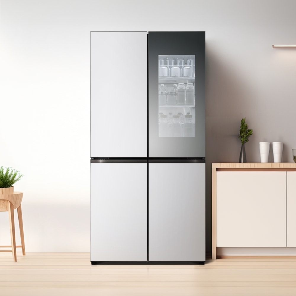 냉장고 LG 디오스 오브제컬렉션 STEM 베이직 냉장고 (노크온 더블매직스페이스) (M875MRR58-B.AKOR) 메인이미지 1