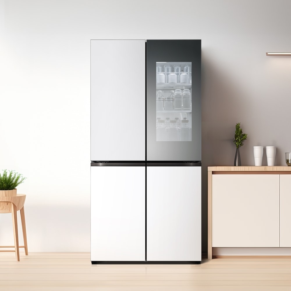 냉장고 LG 디오스 오브제컬렉션 STEM 베이직 냉장고 (노크온 더블매직스페이스) (M875MRH58-B.AKOR) 메인이미지 1