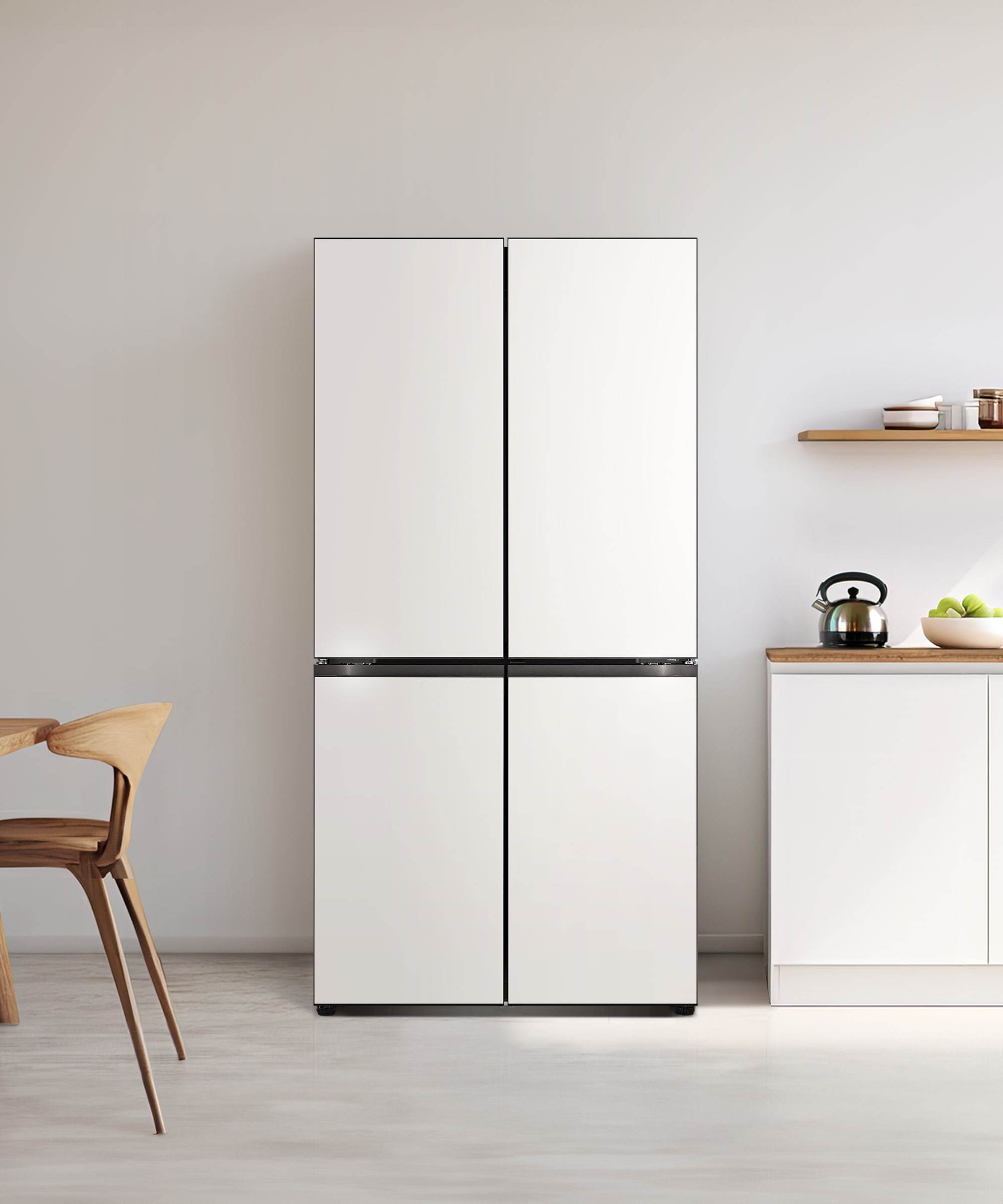 냉장고 LG 디오스 오브제컬렉션 STEM 베이직 냉장고 (매직스페이스) (M875GBB17-B.AKOR) 메인이미지 0