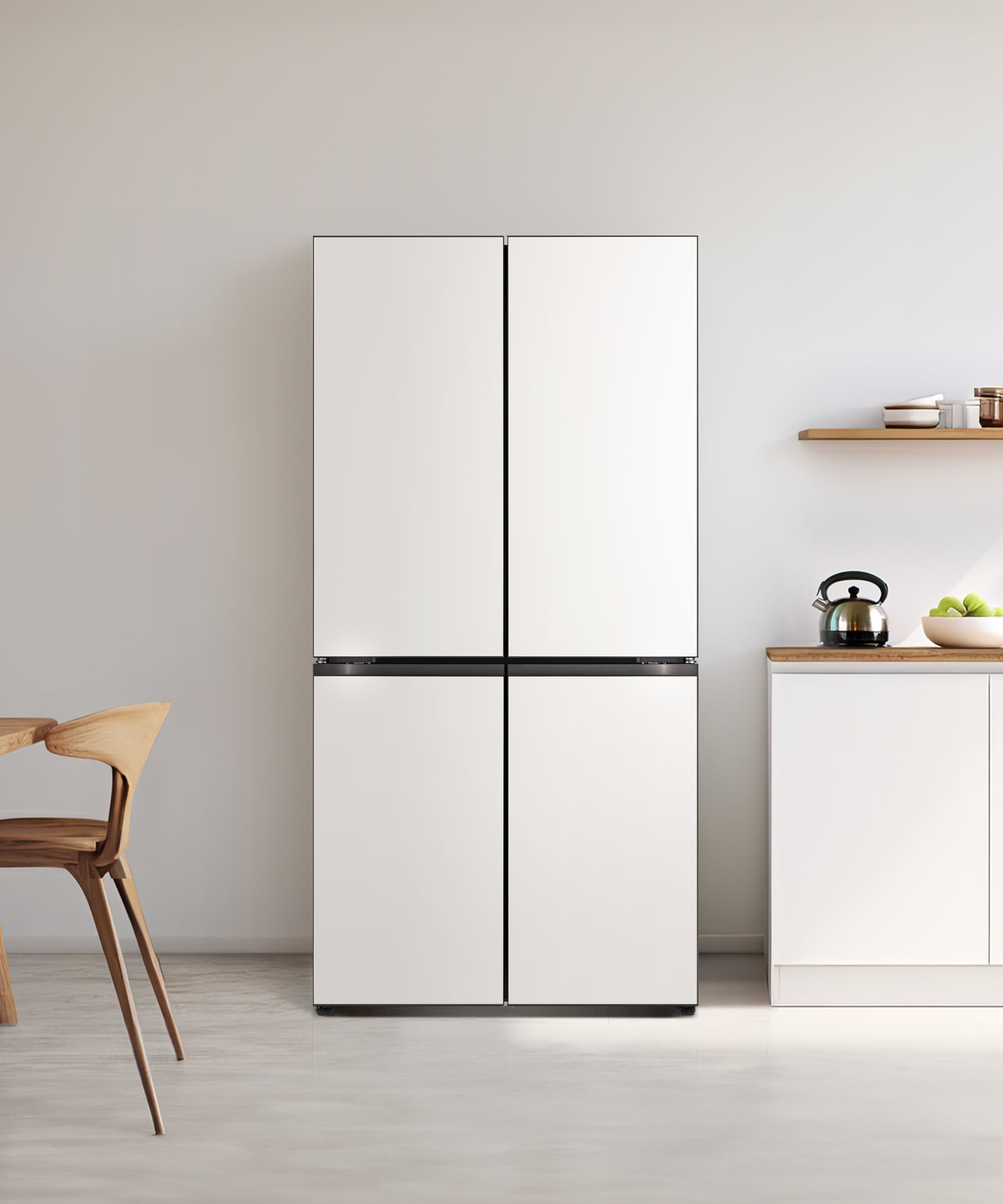 냉장고 LG 디오스 오브제컬렉션 STEM 베이직 냉장고 (M875GBB06-B.AKOR) 메인이미지 0