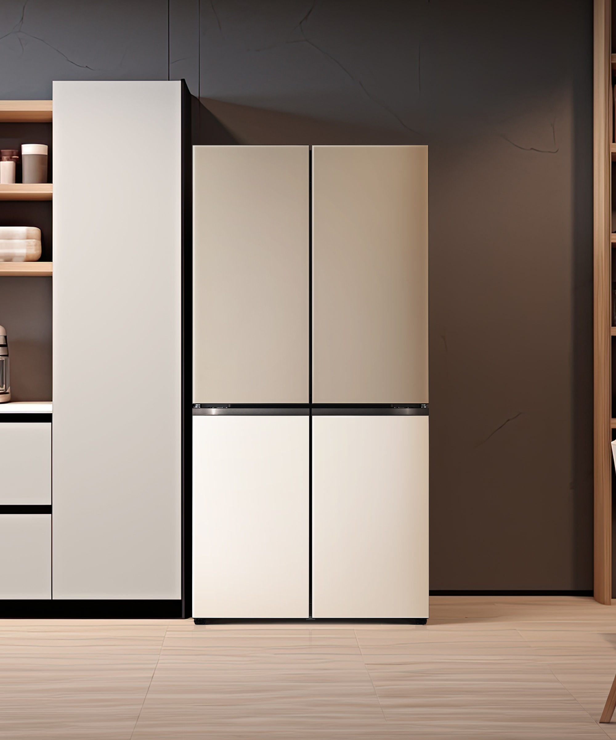 냉장고 LG 디오스 오브제컬렉션 STEM 베이직 냉장고 (M875GCB06-B.AKOR) 메인이미지 0