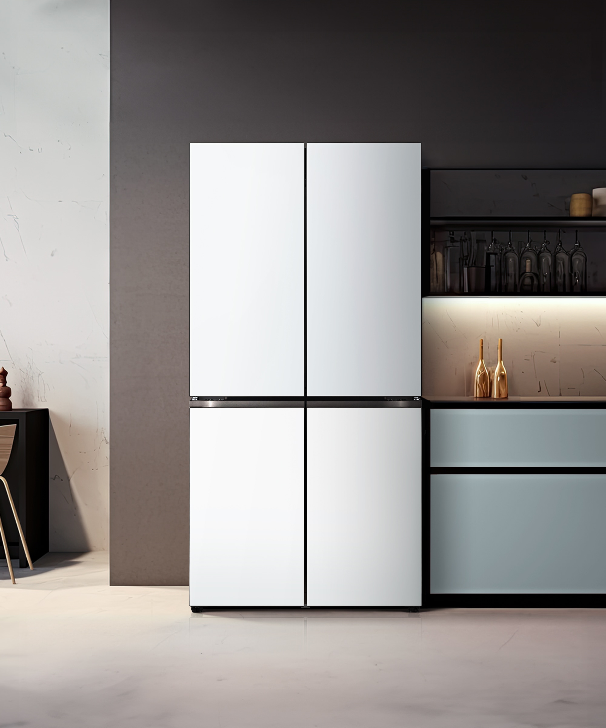 냉장고 LG 디오스 오브제컬렉션 STEM 베이직 냉장고 (M875GYW06-B.AKOR) 메인이미지 0