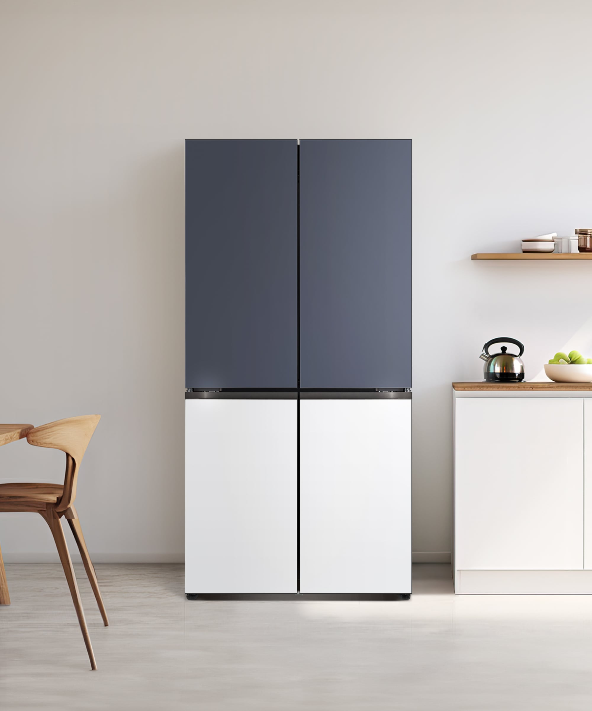  LG 디오스 오브제컬렉션 STEM 베이직 냉장고 (M875MNH06-B.AKOR) 메인이미지 0