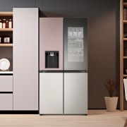 냉장고 LG 디오스 오브제컬렉션 STEM 얼음정수 냉장고 (노크온 매직스페이스) (W825SKV48-B.AKOR) 썸네일이미지 1