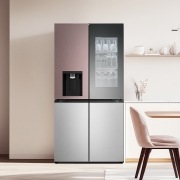 냉장고 LG 디오스 오브제컬렉션 STEM 얼음정수 냉장고 (노크온 매직스페이스) (W825SKV49-B.AKOR) 썸네일이미지 1