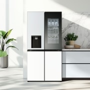 냉장고 LG 디오스 오브제컬렉션 STEM 얼음정수 냉장고 (노크온 매직스페이스) (W825GYW49-B.AKOR) 썸네일이미지 1